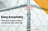 4x4m Dog Enclosure Kennel Large Chain Dogs Cat Cage Pet Animal Cover Shade Fencing Run Playpen